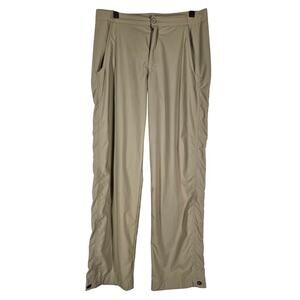 ROYAL ROBBINS WOMEN'S TAN WALKING/HIKING LIGHTWEIGHT STRETCH ROLL UP PANT SIZE 6